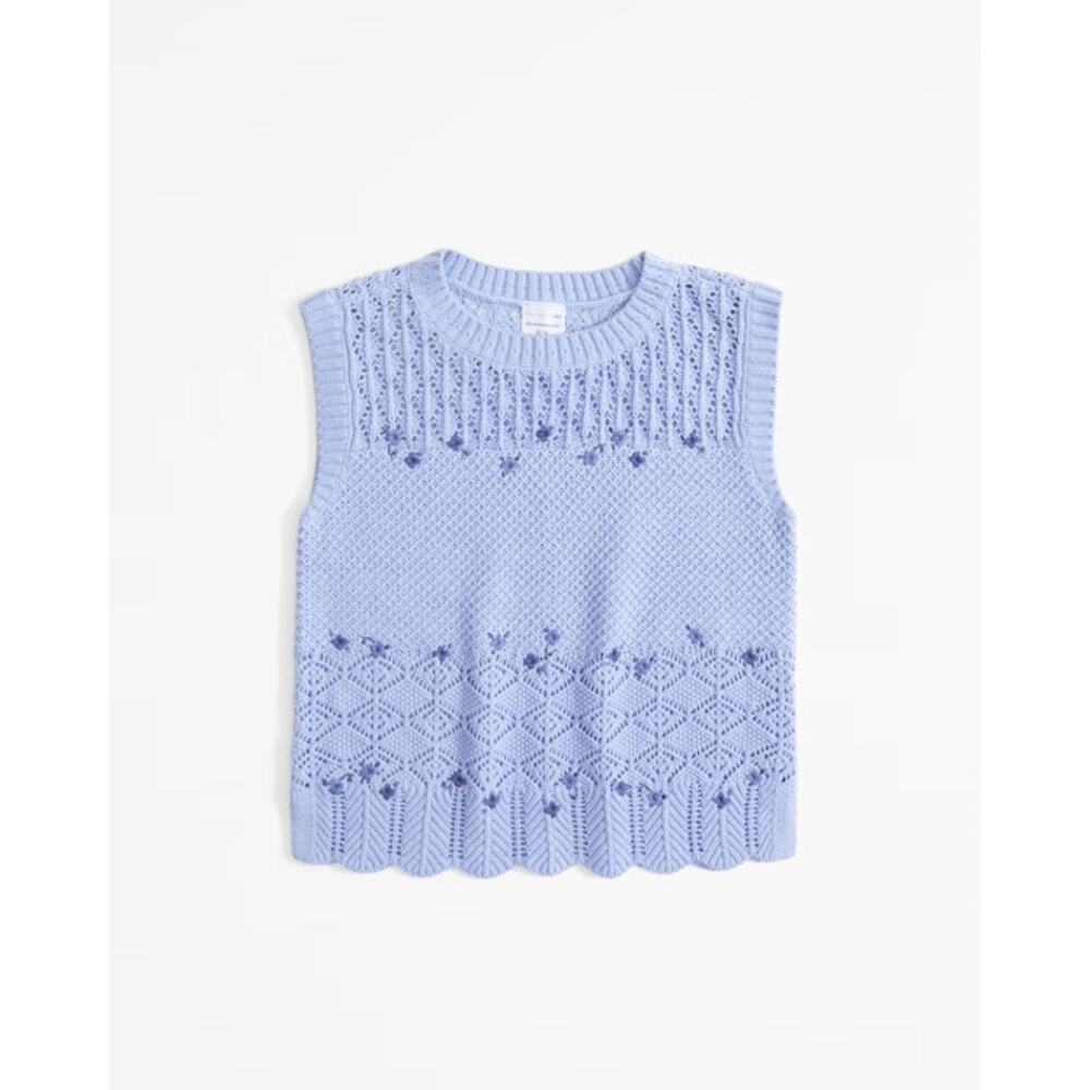 Abercrombie Kids Sweater Vest - Girls' Size 9/10 - Picture 6 of 6
